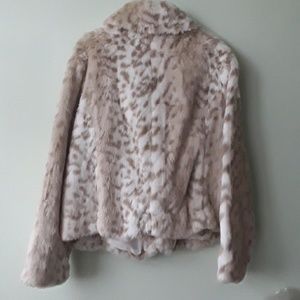 Other - Plus size faux fur cheetah print dress coat Other - Plus size faux fur cheetah print dress coat